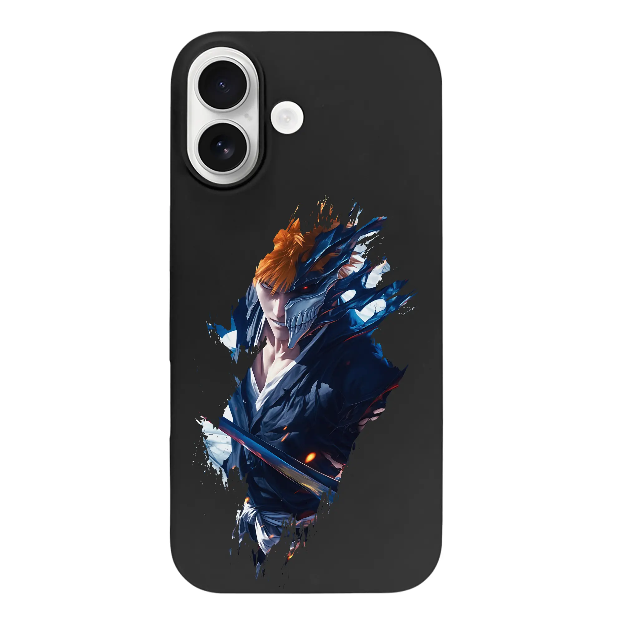 ブリーチ グッズ 黒崎 一護 - iPhone 17 シリーズ シリコンケース 薄型 耐衝撃 指紋防止 ソフトタッチカバー 精密フィット 傷防止 保護ケース iPhone 17/17 Air/17 Pro/17 Pro Max 対応